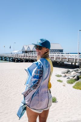 Jetty Microfibre Beach Towel 160x80cm