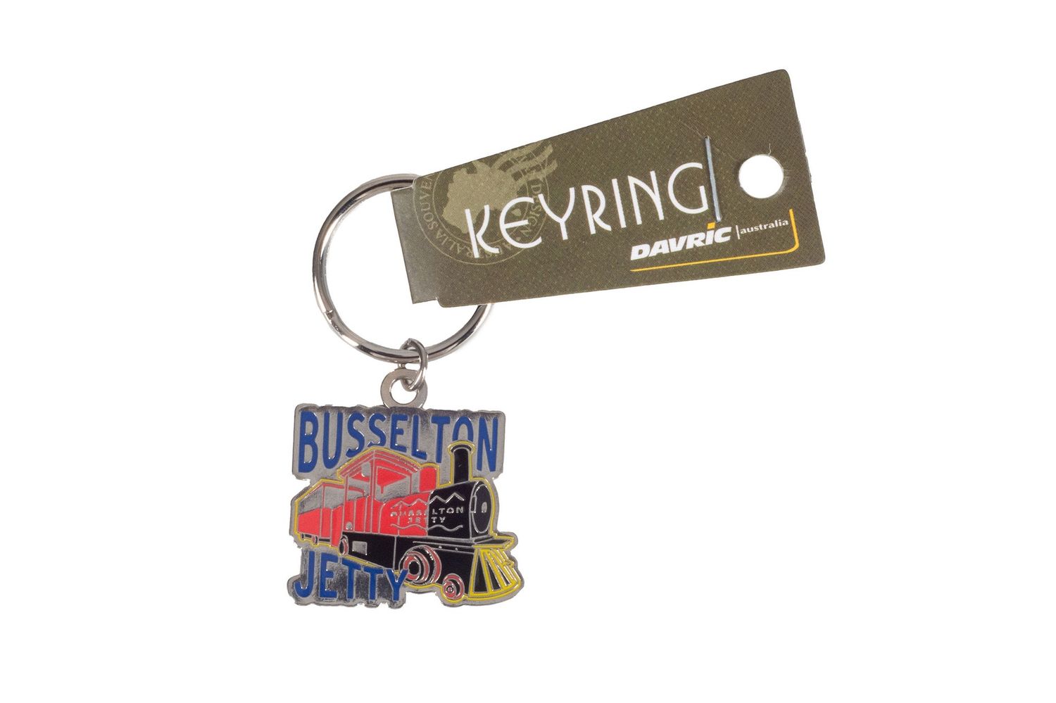Enamel Keyring  - Jetty Train
