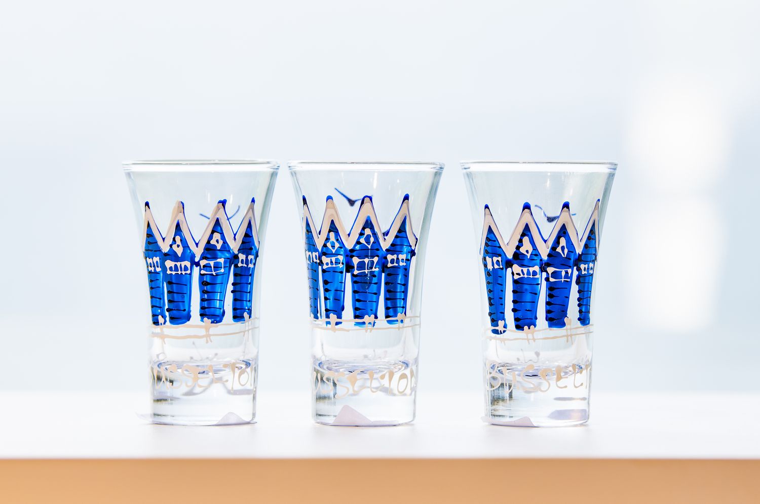 Handpainted IC Jetty Shot Glass