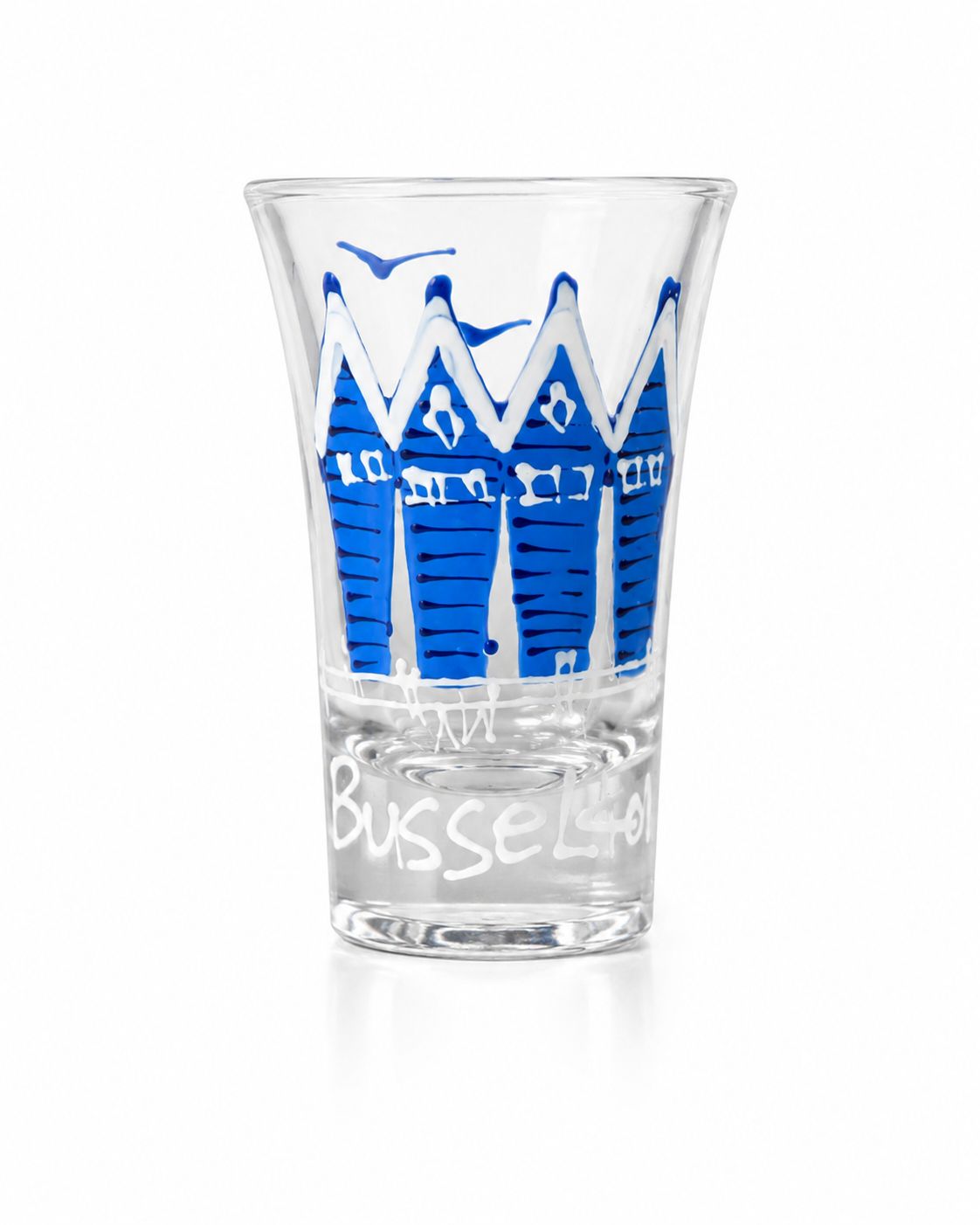 Handpainted IC Jetty Shot Glass