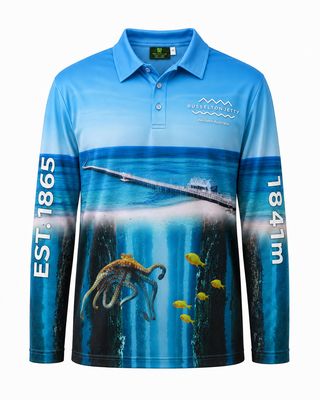 Adult Long Sleeve Shirt -  Blue tones