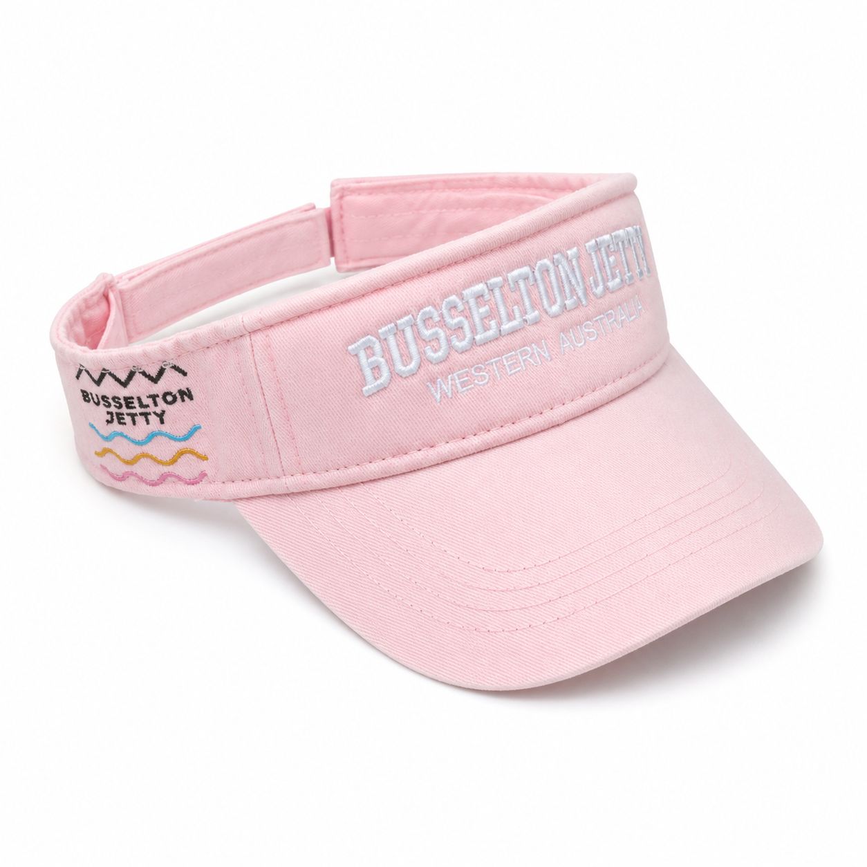 Visor - 3D Embroidered logo, Colour: Pink Wash