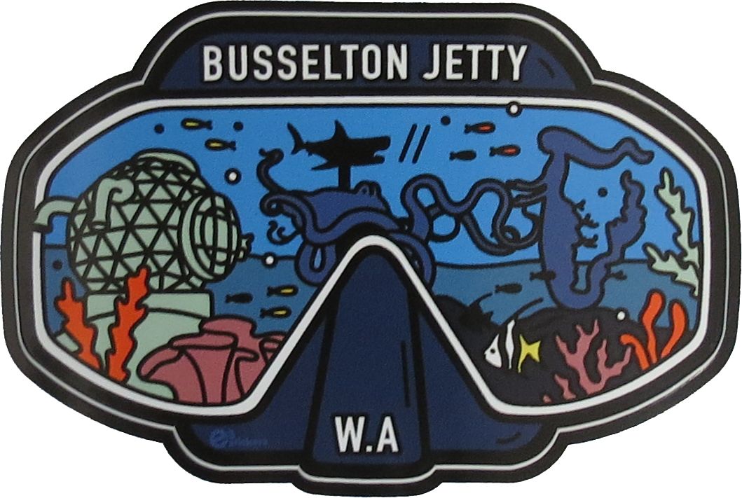 BJ Underwater Goggle Sticker