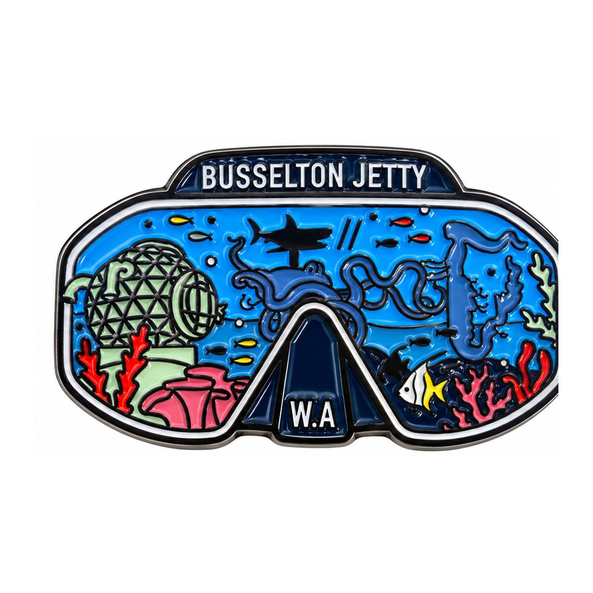 BJ Underwater Goggle Hat Pin