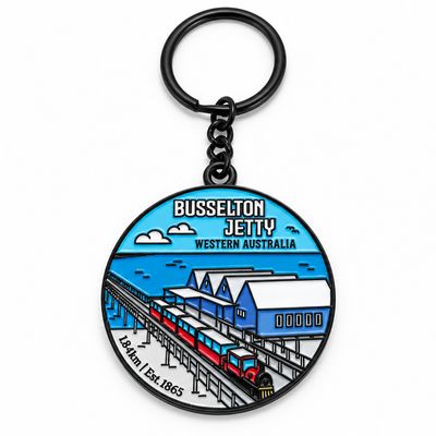 Embroidery Key Tag BJ NP Design