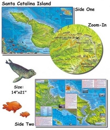 Franko Maps - Santa Catalina Island Map