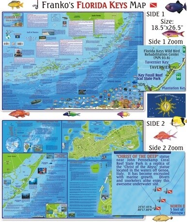 Franko Maps - Florida Keys Map