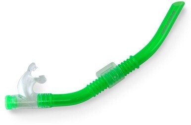 Deep See Junior Airstream Snorkel with Purge - Lime