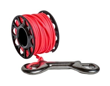 Storm Dive Reel 15M Flat Orange String w/ Stainless Hook