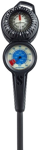 Scubapro 2-Gauge Pressure Gauge - FS-2 Compass - Metric/Imperial