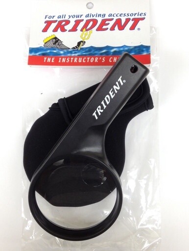 Trident Scuba Divers Magnifier and Case