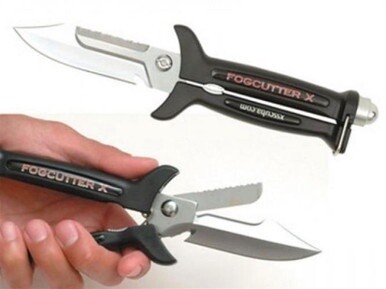 XS Scuba FogCutter X Scuba Diving Knife - Drop Tip