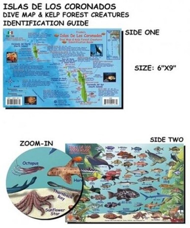 Franko Maps -  Islas De Los Coronados Islands (Mexico) Fish ID