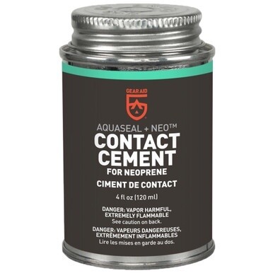 McNett Seal Cement for Wetsuits and other Neoprene Products  (Black) - 4 oz.