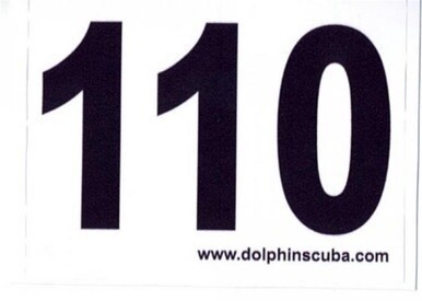 MOD Decal for 110Ft for Technical Nitrox Scuba Divers