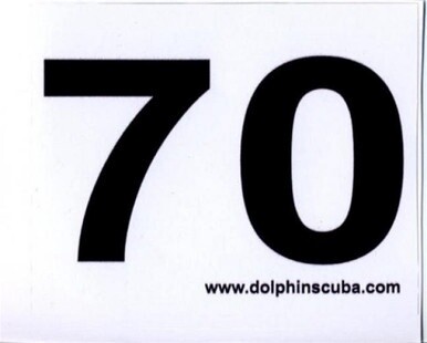 MOD Decal for 70Ft for Technical Nitrox Scuba Divers