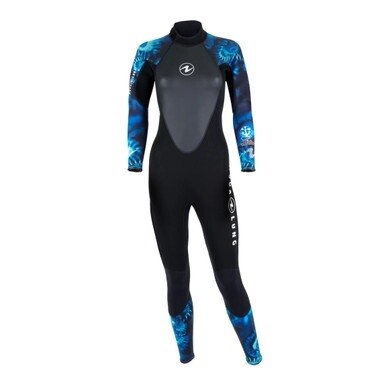 Aqualung Women's Hydroflex 3mm Wetsuit, Camo Blue
