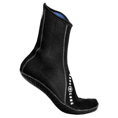 Aqualung 3mm Ergo Neoprene Socks High Top w/ Grip