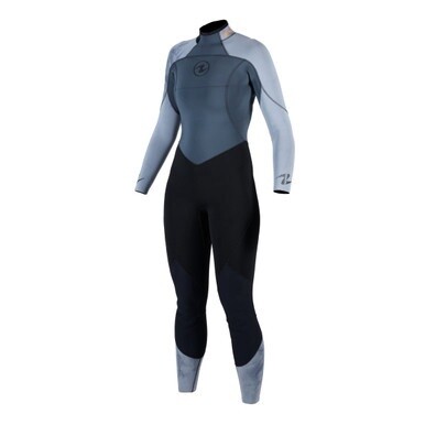 Aqualung Women's Aquaflex 3mm Wetsuit, Grey/Orange