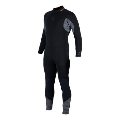 Aqualung Men's Aquaflex 7mm Wetsuit, Black/Grey