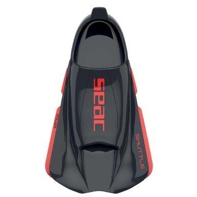 SEAC Shuttle Power Fins - Black/Red