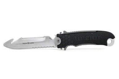 Aqua Lung Big Squeeze Knife - Blunt Stainless Blade