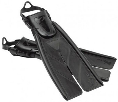 Oceanic V12 Split Fins for Scuba Diving and Snorkeling - X-Small