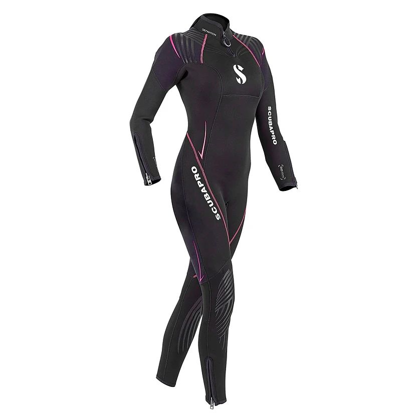 Scubapro Women's 3mm Definition Steamer Wetsuit - Black / Pink