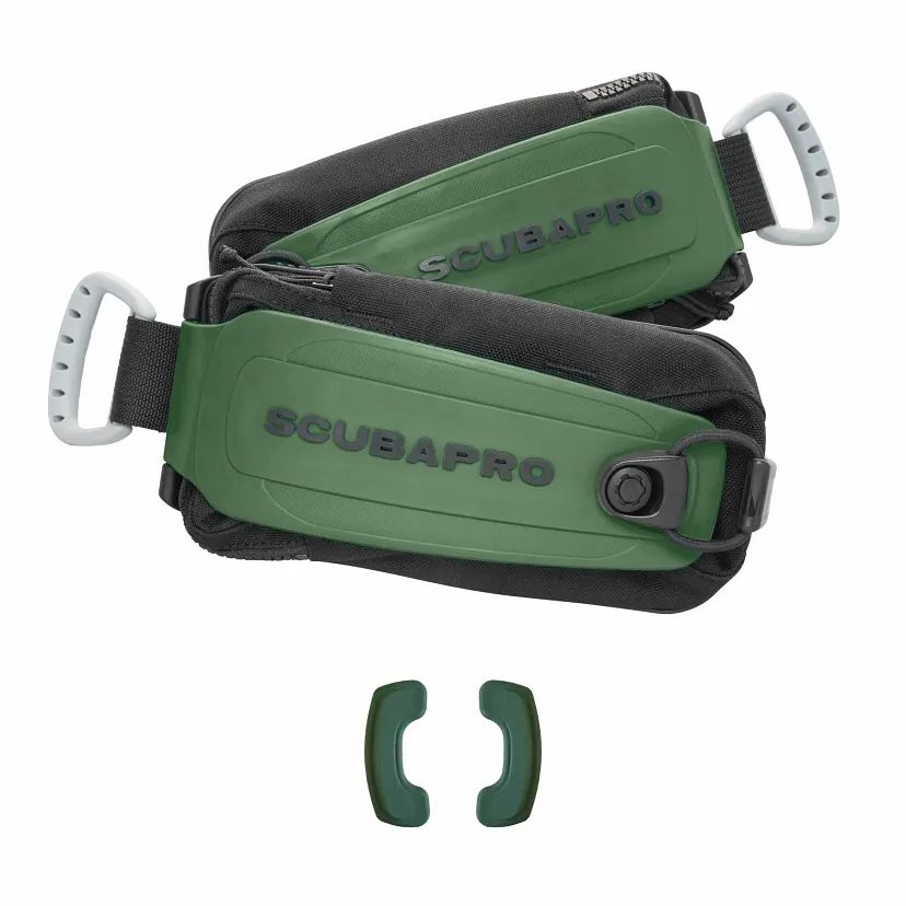 Scubapro Hydros Pro2 Monorail Pocket Set, Color: Army Green