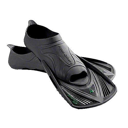 Aqua Sphere Microfin HP Fitness Fin, Color: Black/Black, Size: 11/12