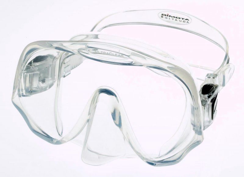 Atomic Frameless Mask for Scuba Diving and Snorkeling, Color: Clear, Size: Regular