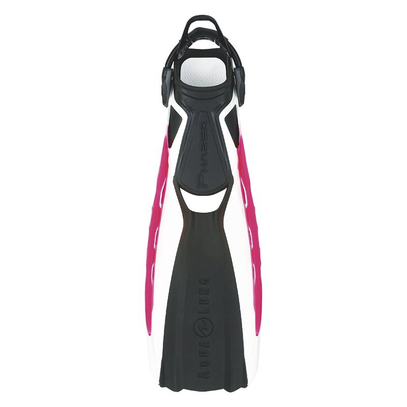 Aqua Lung Phazer Scuba Fins, Color: White/Pink, Size: X-Large