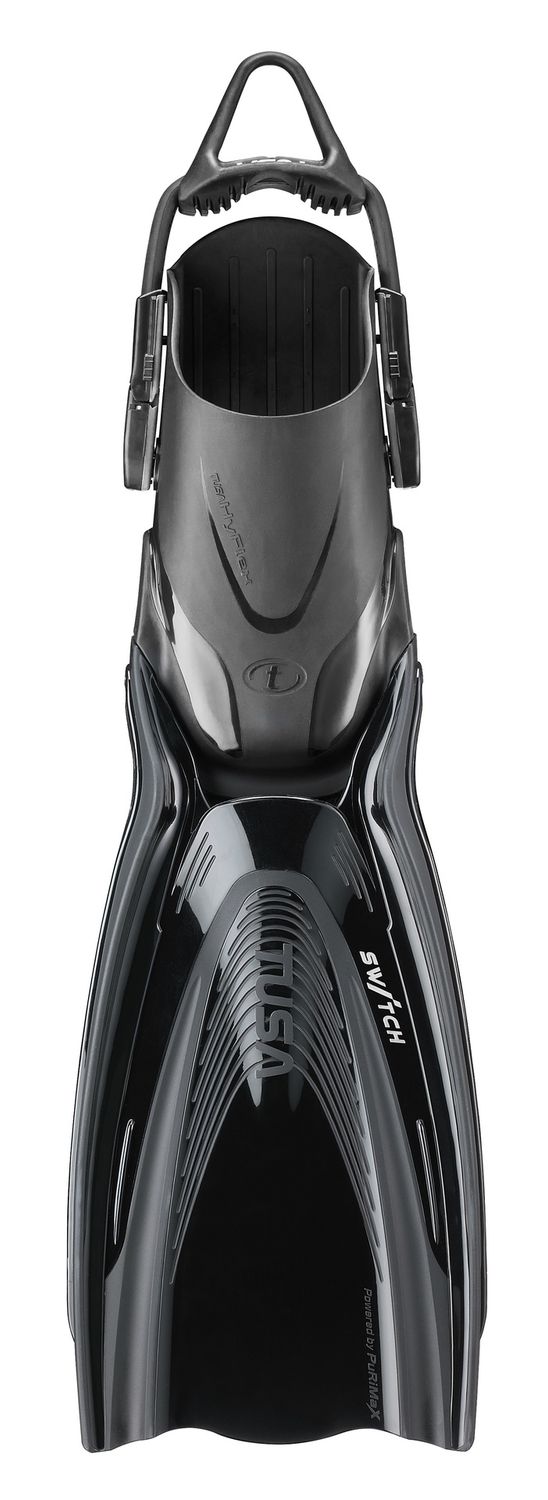 Tusa Hyflex Switch Fin, Color: Black, Size: X-Small