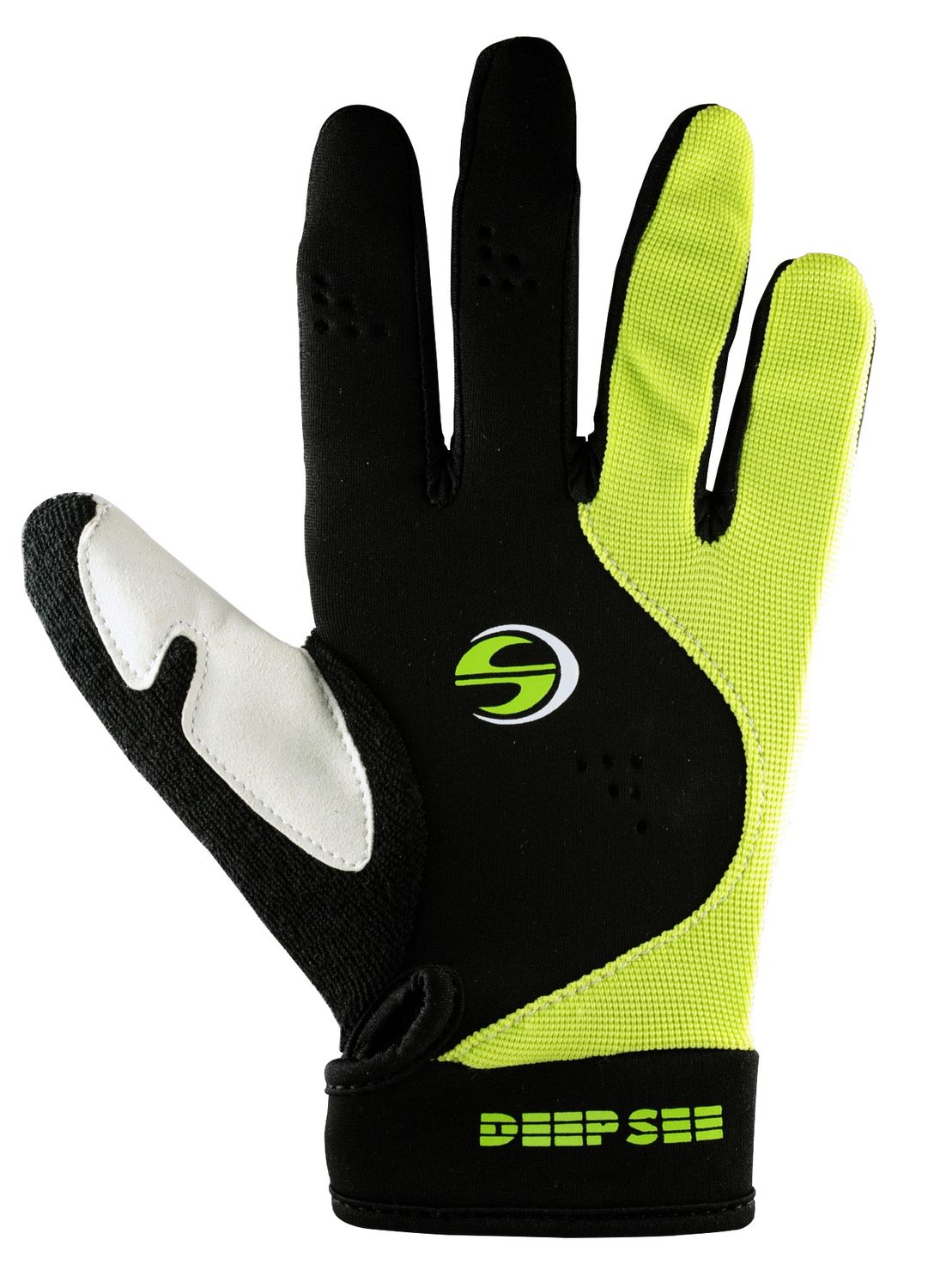 Deep See 2mm Sport Scuba Diving Gloves (NLA), Color: Black/Yellow, Size: X-Small