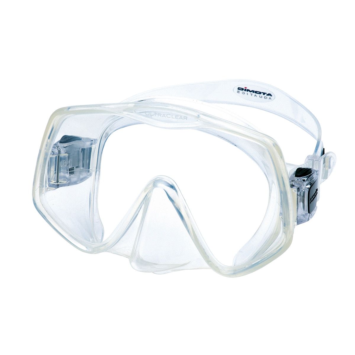 Atomic Aquatics Frameless 2 Mask, Color: Clear, Size: Regular