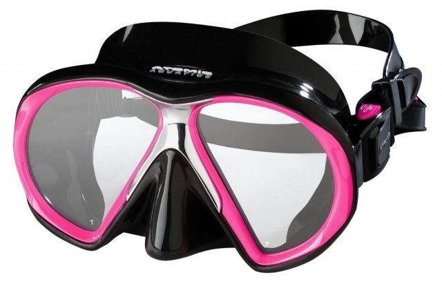 Atomic Aquatics SubFrame Mask Medium, Color: Black/Pink (NLA)