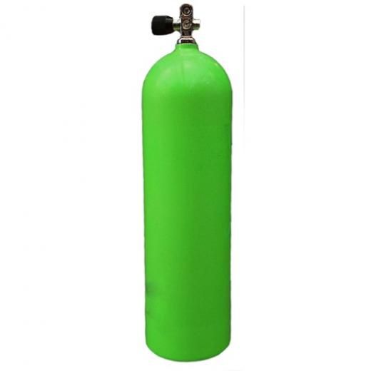 80cf Aluminum Scuba Diving Tank, Color: Neon Green