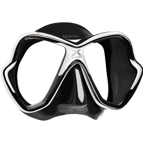 Mares X-Vision Scuba Mask, Color: White/Black