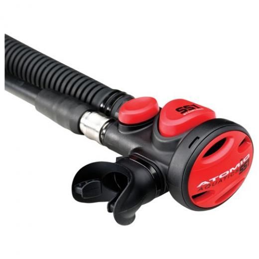 Atomic SS1 Scuba Diving Integrated BC Octopus, Color: Red