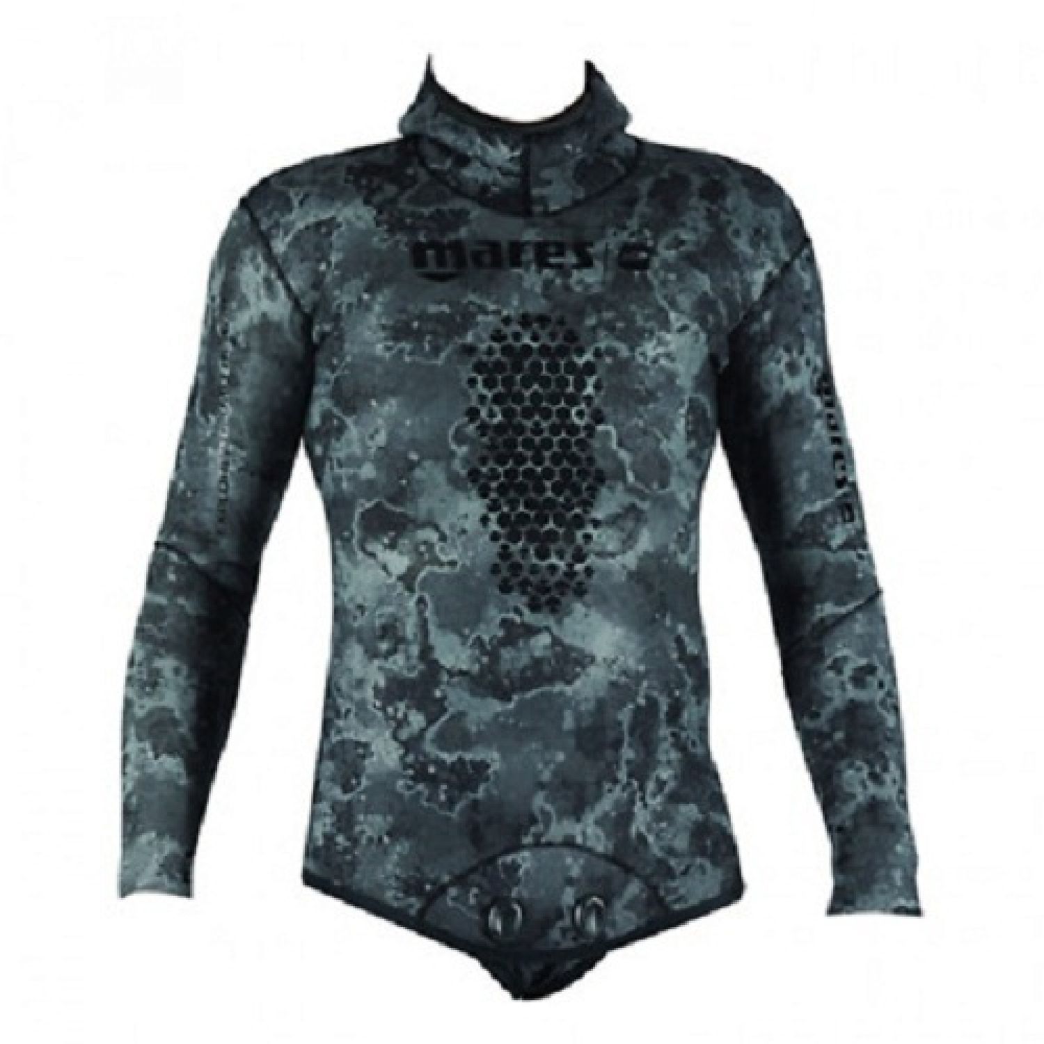 Mares 5mm Explorer Jacket - Black/Camo, Size: S4