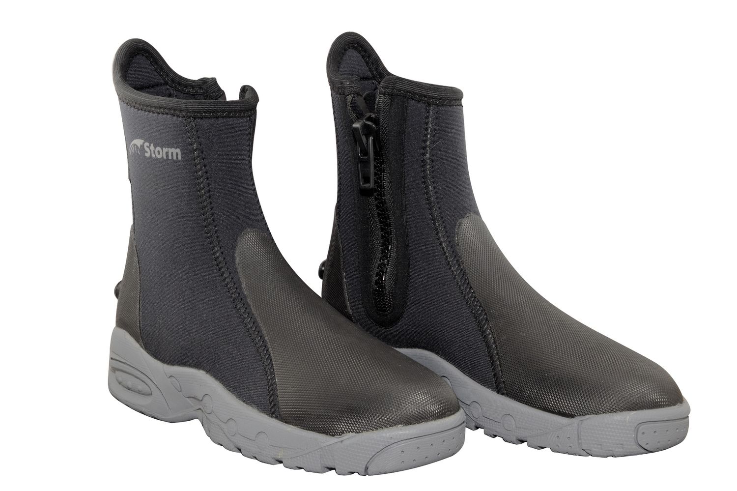 6.5mm Storm HydroStealth Deluxe Scuba Divers Boot, Color: Black, Size: Size 13