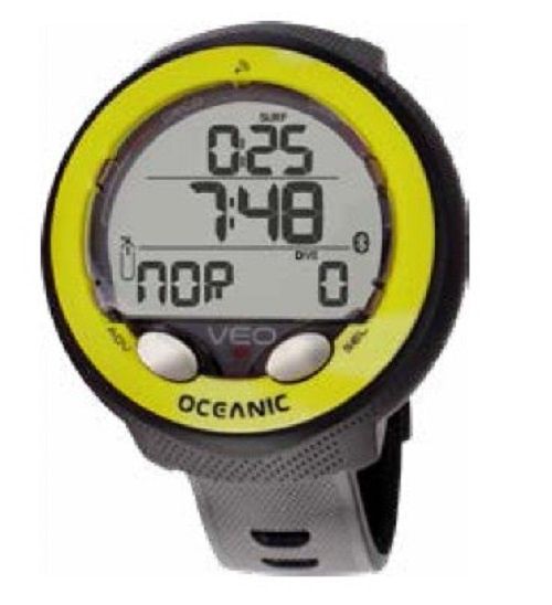 Oceanic Veo 4.0 Scuba Diving Wrist Computer, Color: Yellow