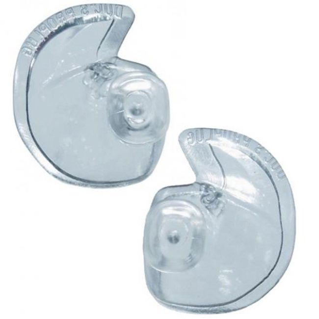 Doc's ProPlugs SCUBA Diving Preformed Clear Vented Earplugs, Color: Clear, Size: XX-Large