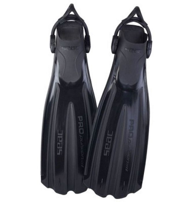 SEAC Propulsion S Scuba Fins, Color: Black, Size: Medium/Large