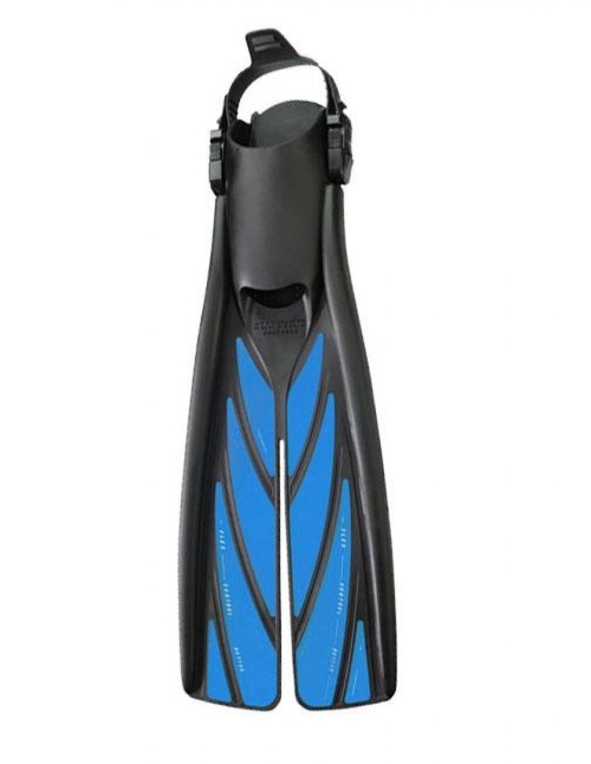 Atomic Aquatic Open Heel Split Fin, Color: Royal Blue, Size: X-Large