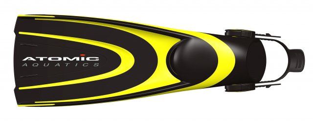 Atomic Aquatics Blade Scuba Diving and Snorkeling Fins, Color: Yellow, Size: Medium