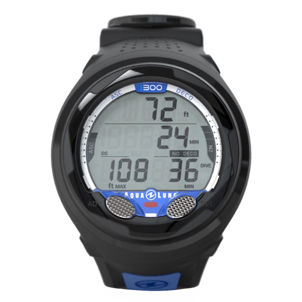 Aqua Lung i300 Computer Wrist Scuba Computer, Color: Blue