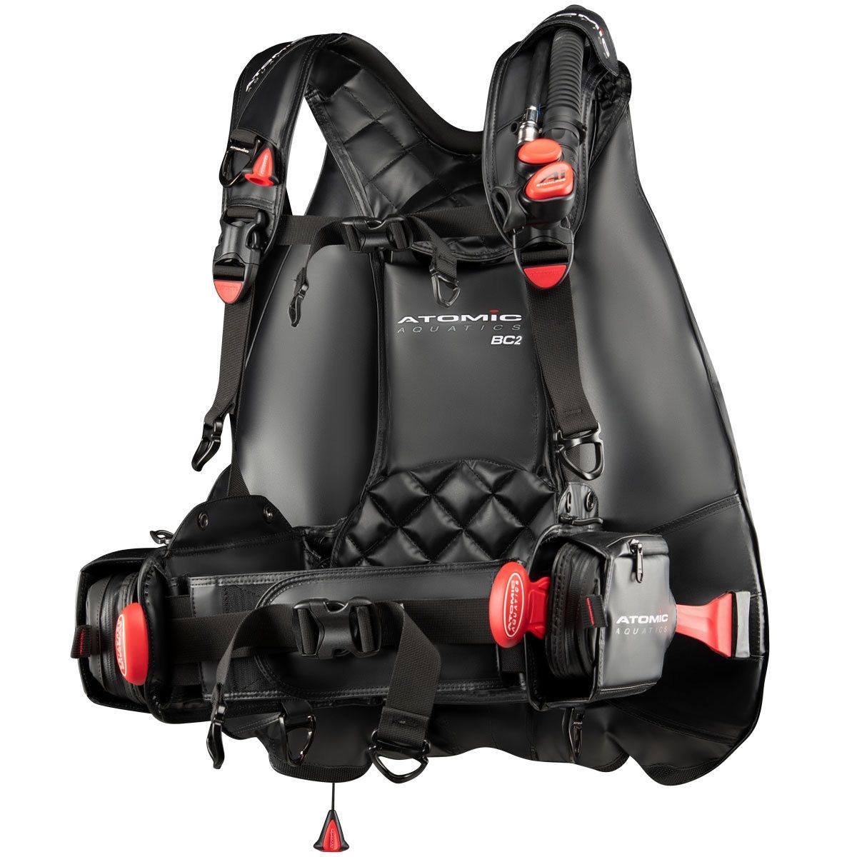 Atomic Aquatics Scuba Diving BC2, Color: Black, Size: Large