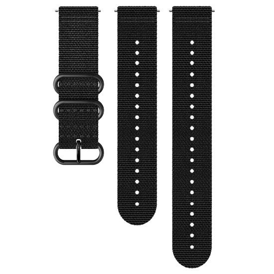 Suunto D5 24mm Explore Textile Strap (Non Dive), Color: Black/Black, Size: Med/Large