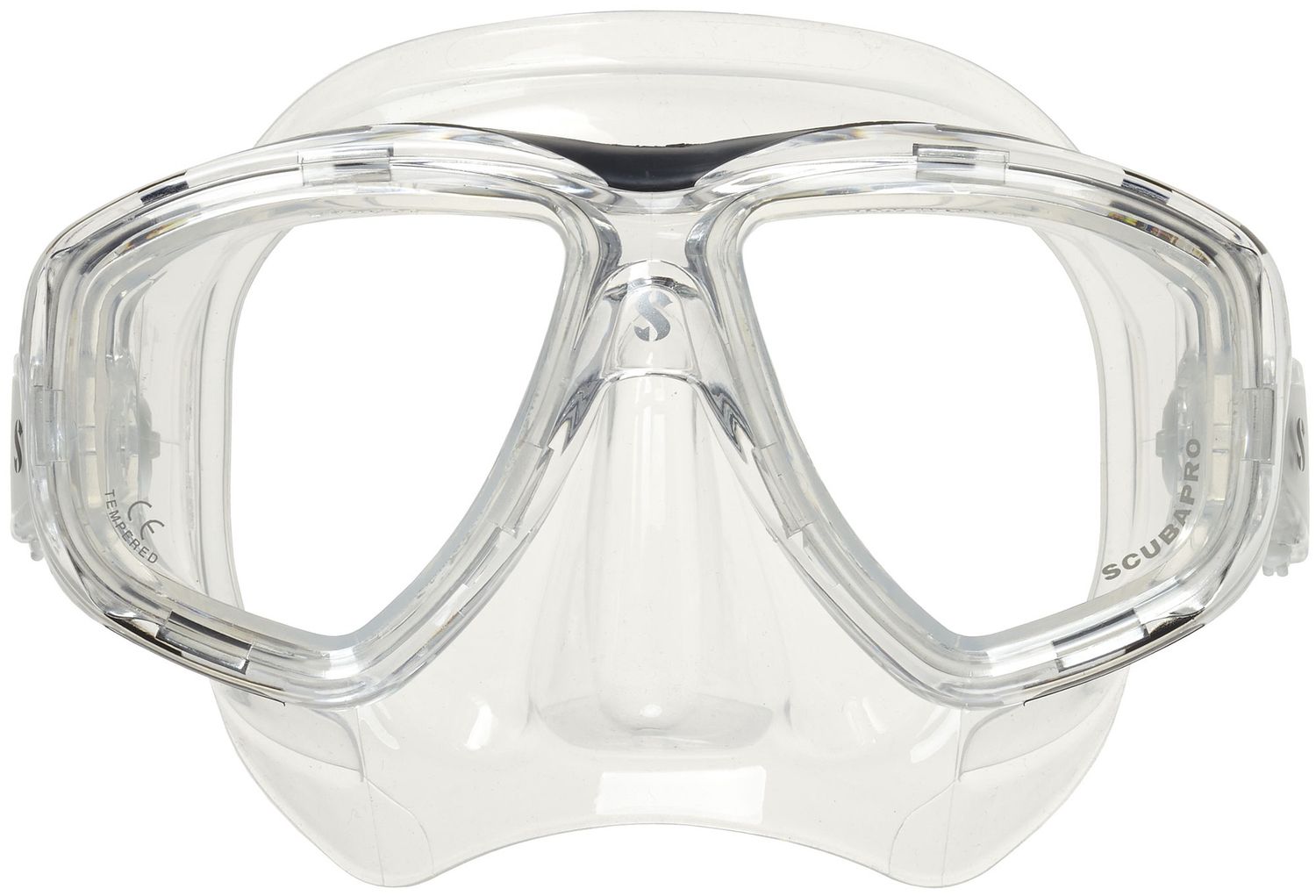 Scubapro Flux Twin Scuba Mask, Color: Clear